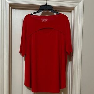 Chico's Bold Red Blouse